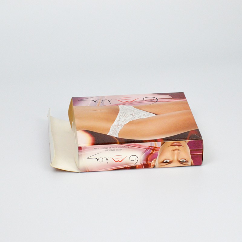 High Resolution Pdf Lady’s Underwear Packaging Box Cmyk Logo Color