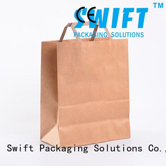 SWIFT Brand clothing own bags custom paper bags
