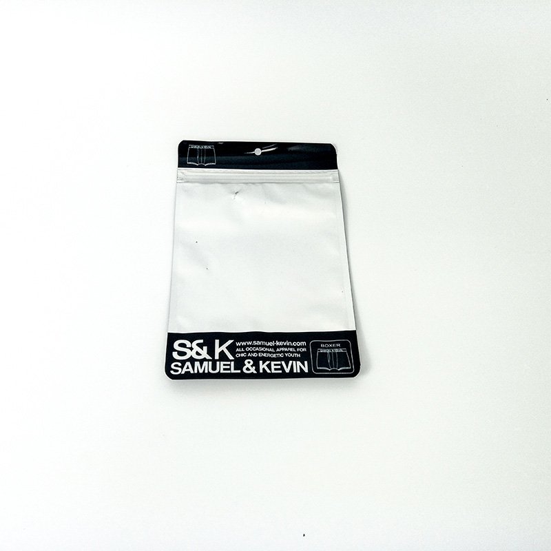 Luxury Plastic Bag Underwear Zip lock sealing packaging bag