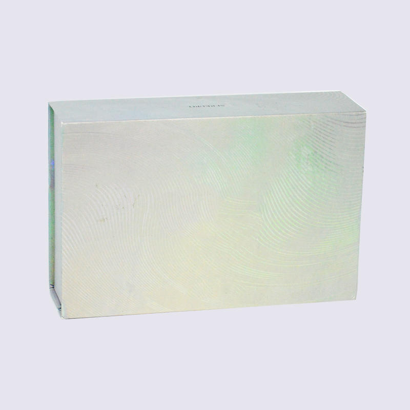 Rectangle Silver Magnetic Cosmetic Packaging Box