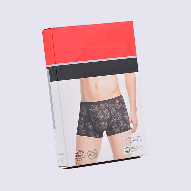400g Coated Paper Underwear Packaging Boxes