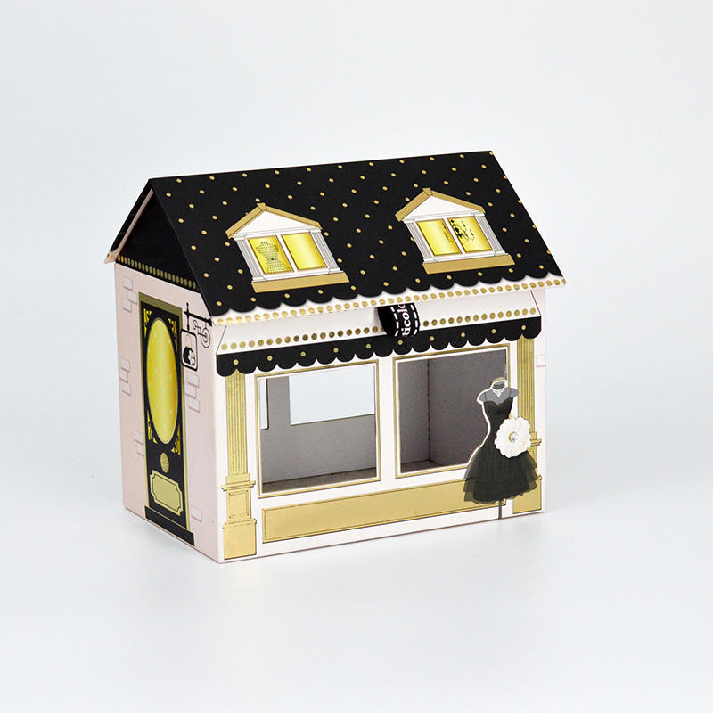House Shape Paper Packaging Box For Gift