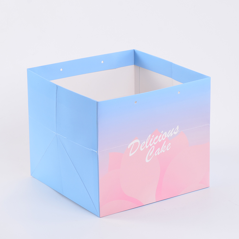 Custom High Quality Wedding Paper Cake Box