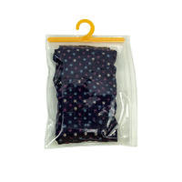 High Quality Customized Logo Printing Underwear Packaging Transparent Ziplock Bags
