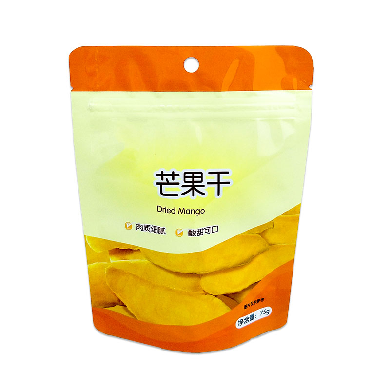Opp bag package shipping plastic bags stand up pouches wholesale composite packing bag dried mango packaging bag