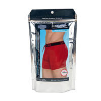 Custom printed plastic stand up aluminum foil underwear bags bag for undergarments