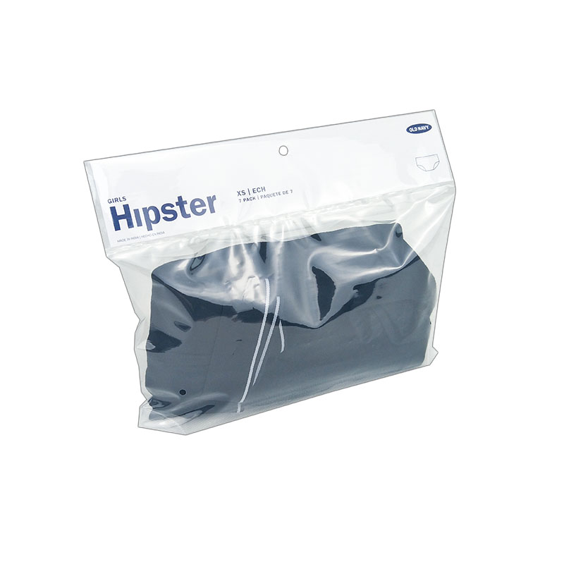 plastic bags to pack clothes